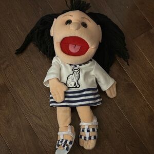 Sunny toys puppet girl with cat shirt